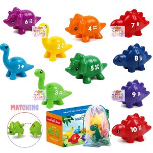 DINOSAURIO ENCAJES – NÚMEROS Y COLORES